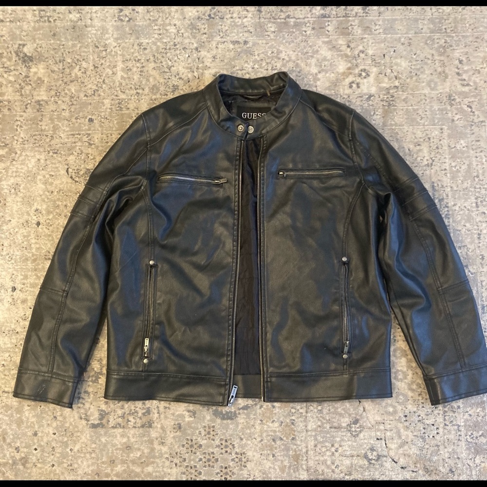 Guess Men’s leather jacket